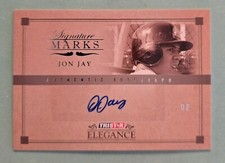 2007 TriStar Elegance JOHN JAY Signature Marks Autograph Auto Quad Cities Swing