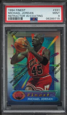 Michael jordan refractor finest ジョーダン　レア 1994 Finest Michael Jordan Refractor w/Coating PSA 10 | eBay