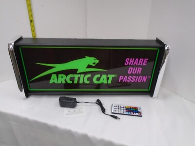 Arctic Cat Passion LED Display lighted sign lightbox Wall Hanging Light