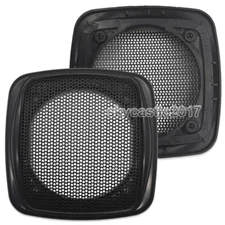 2pcs 3" inch 99x99mm Speaker Grill Cover Metal Mesh Car Aduio Decorative Circle