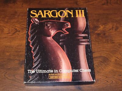 Sargon III by Hayden Software for IBM Computers 18M PC 64K IBM PC XT & Compaq 83