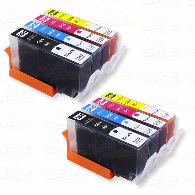8PK 564XL Ink for HP PhotoSmart 6510 6520 5510 5515 5520 6515 6525 B209