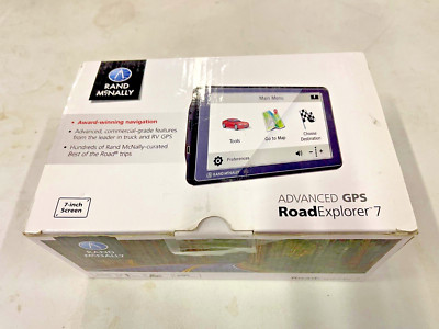 Rand McNally RoadExplorer 7 Advanced GPS Car Tablet Sealed Box