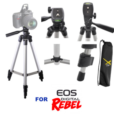 50'' Photo Tripod For Canon EOS Rebel DIGITAL CAMERAS T1 T2 T3 T4 T5 T6 T3I T4I