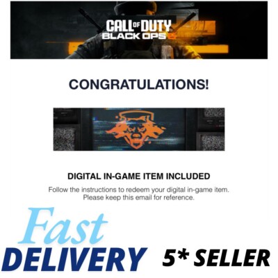 Call of Duty UK UNTERBROCHENES SIGNAL EXKLUSIVE TELEFONKARTE! Black ops 6! Sofort!