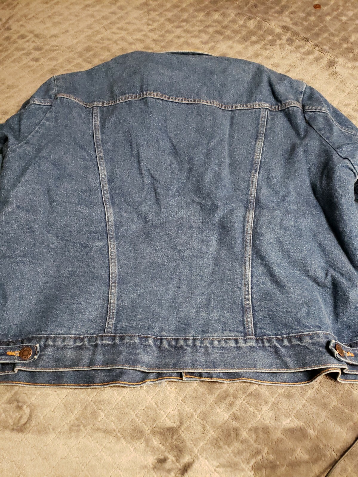 Wrangler Men's Blanket Lined Jeans Denim Jacket XL Gem