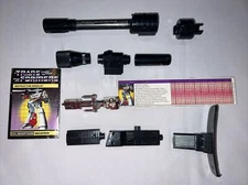 Vintage Transformers G1 Megatron P38 Accessories Tech Spec Instructions 🔥