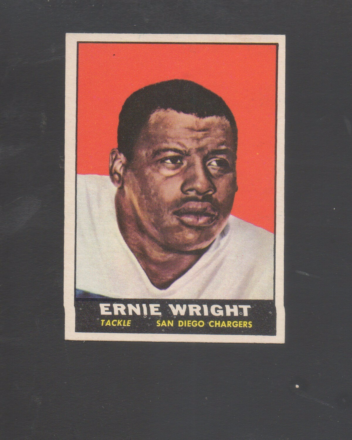 1961 Topps Football Card #171 Ernie Wright-San Diego Chargers Near Mint Card