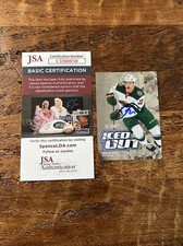 Marco Rossi IP Signed Upper Deck Allure RC Card JSA Coa Wild Autographed