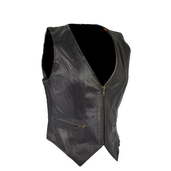 Ladies leather shop vests sale