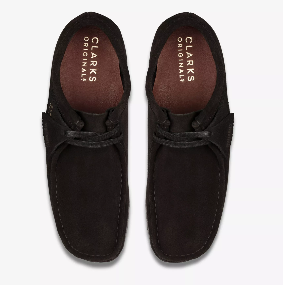 Clarks Wallabee Black Suede Moccasin Loafer Shoe Men's US sizes 7