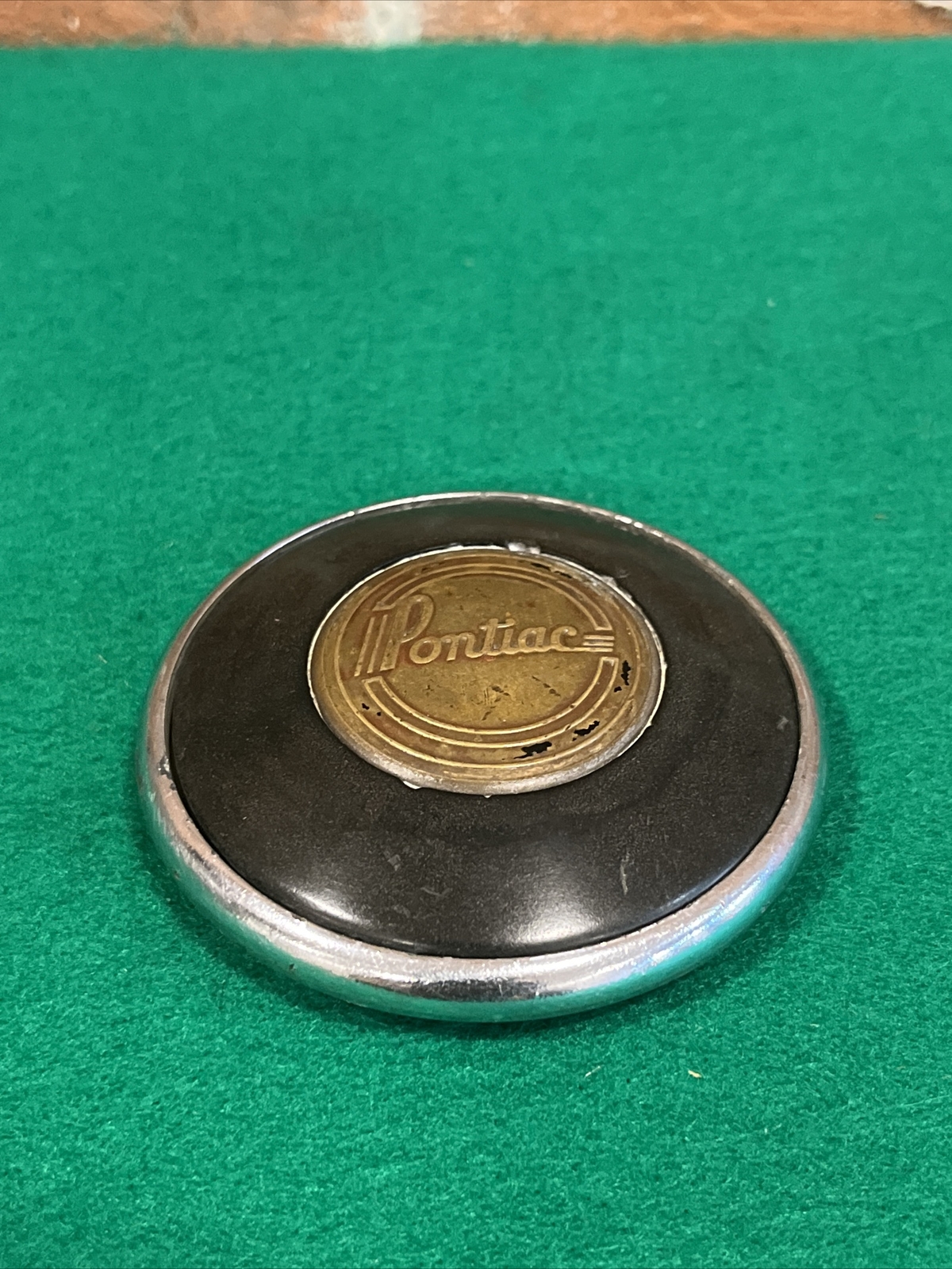 Original 1930’s Pontiac Steering Wheel Horn Button Center Emblem 193536 OEM eBay