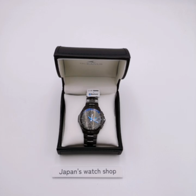 CASIO OCEANUS OCW-S5000B-1AJF Black Manta Elegant Chrono Men's