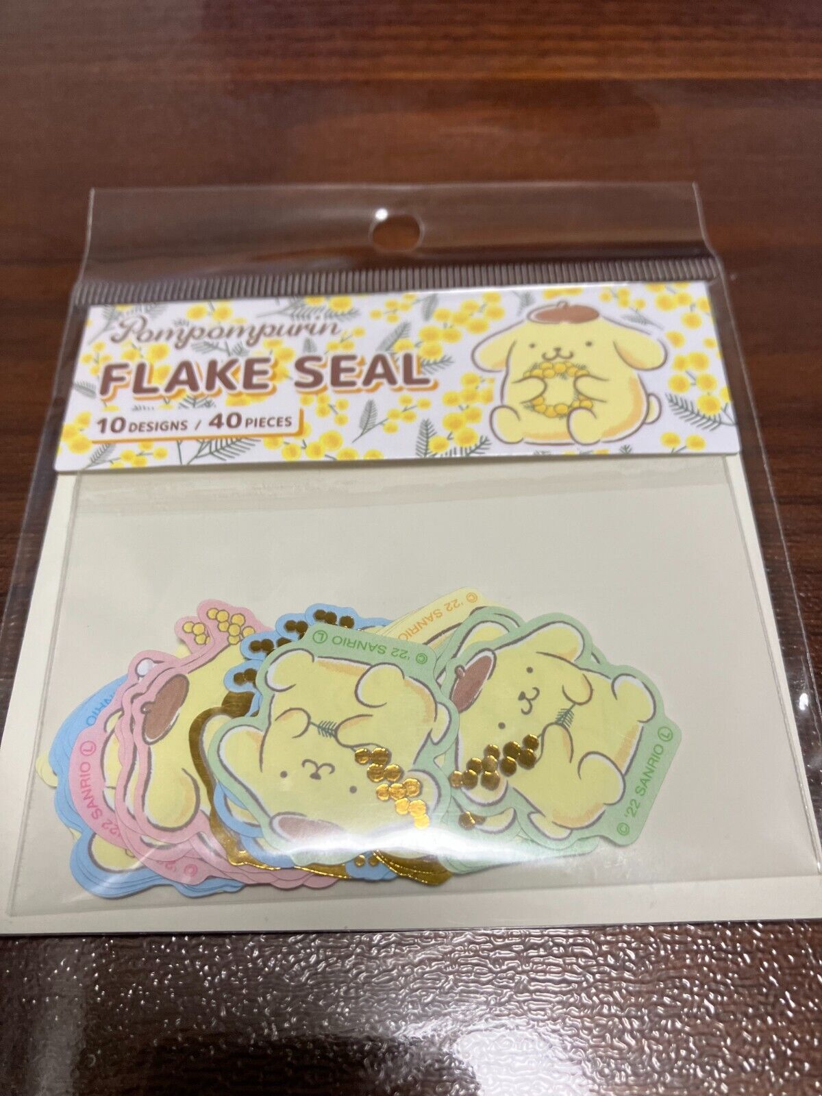 Sanrio Character Pompompurin flake seal Japan