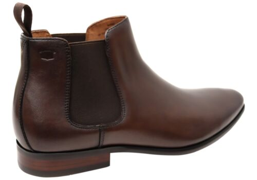 Florsheim Mens EE Extra Wide Leather Barret Plain Toe Chelsea Boots - Picture 6 of 15