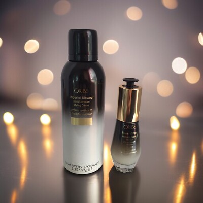 Oribe Imperial Blowout Transformative Styling Crème & Power Drops Damage Repair