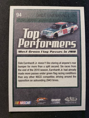 2010 Press Pass Wheels Dale Earnhardt Jr Card #94 - Picture 2 of 2