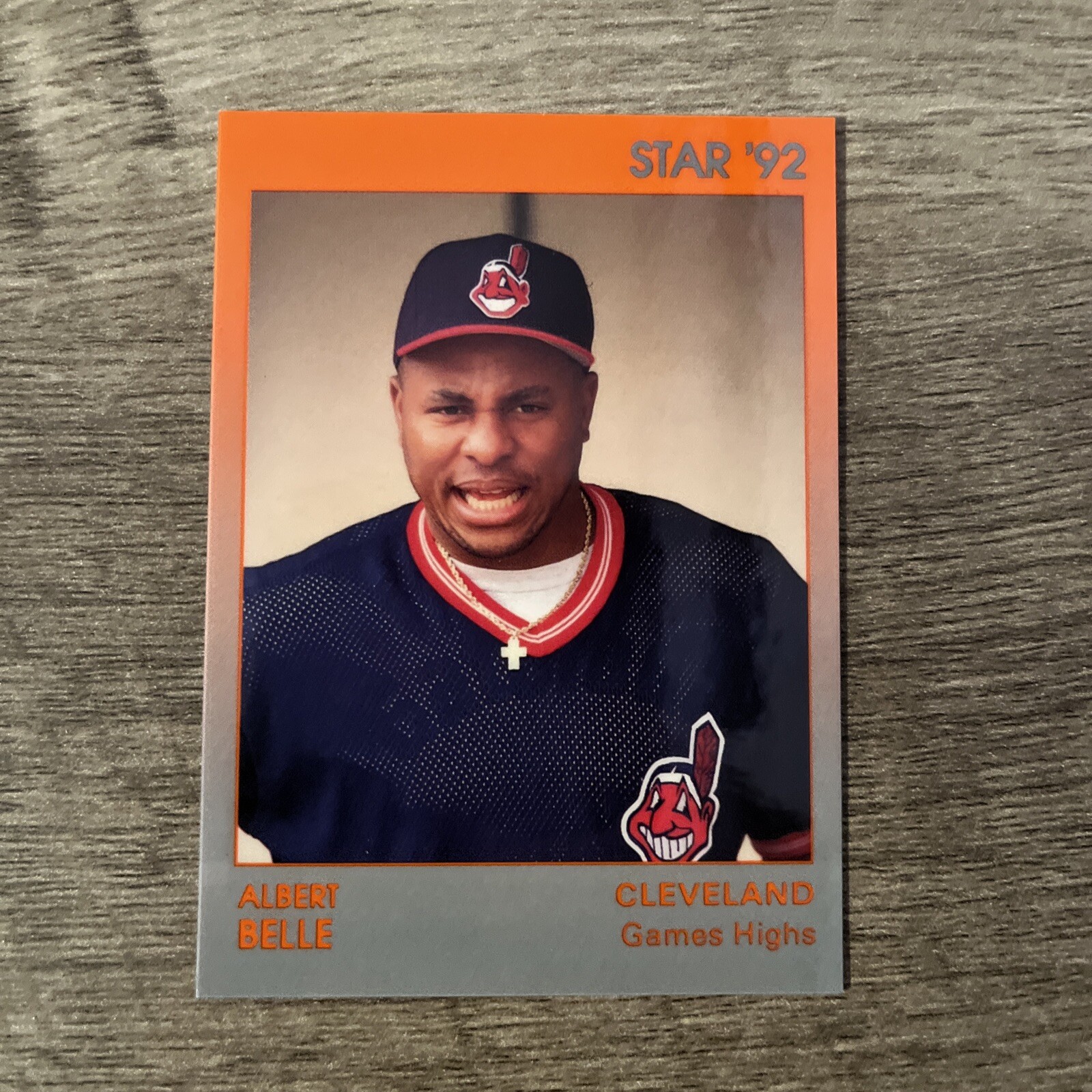 1992 Star Albert Belle Albert Belle #8 B MLB MINT