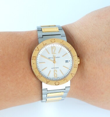 Bvlgari Bvlgari Diagono 38mm Date Automatic 18K Yellow Gold Steel