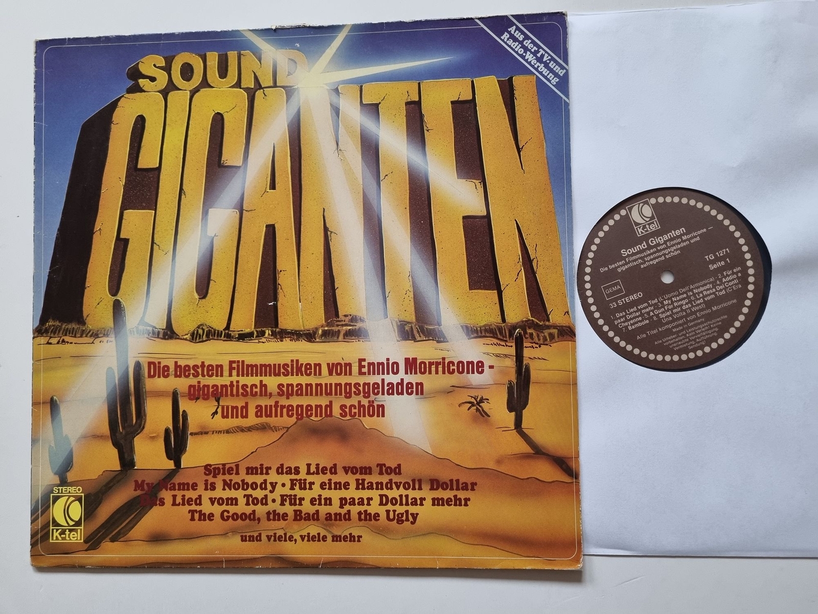 Ennio Morricone - Sound Giganten/ Greatest Hits Vinyl LP Germany