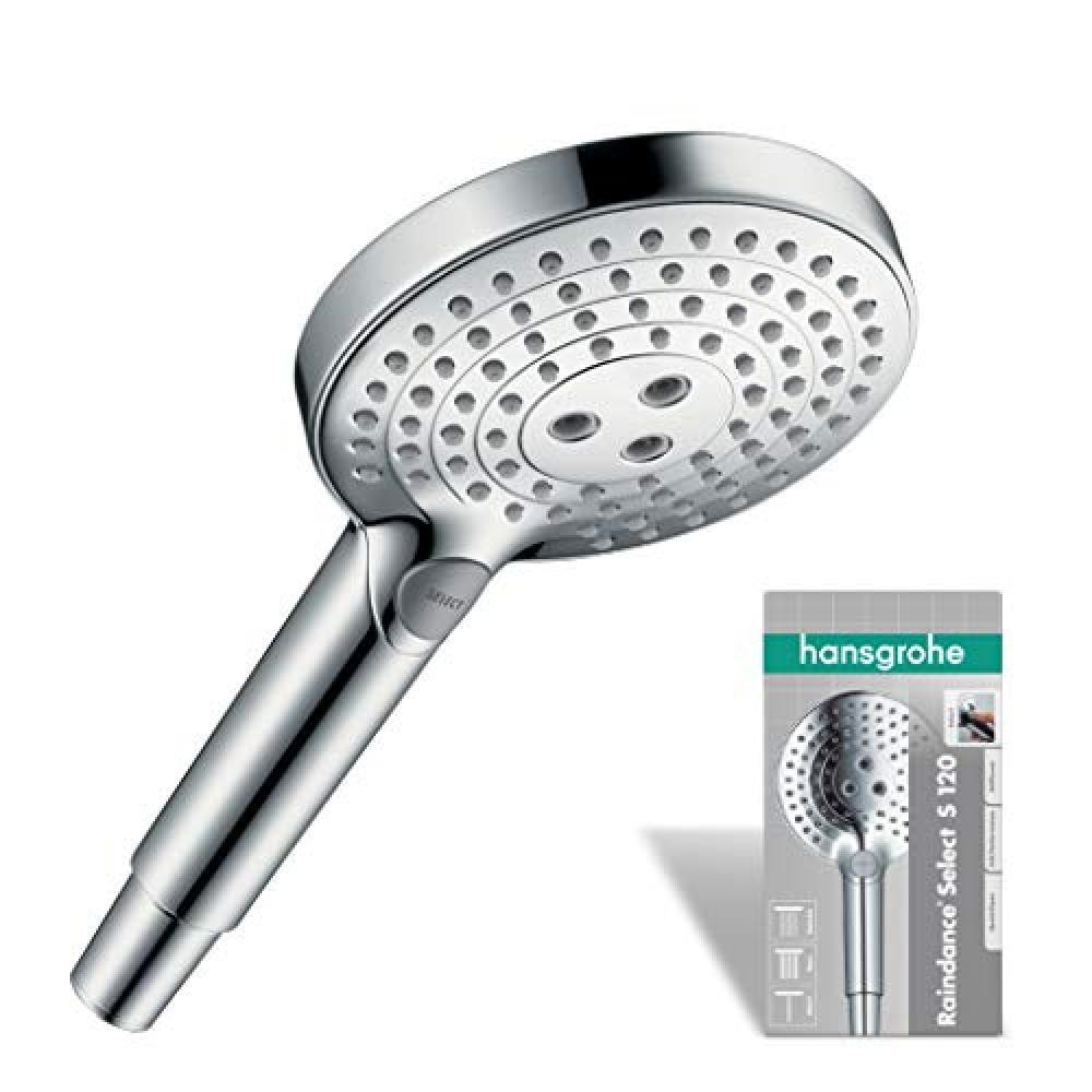 (TG. 120 mm) Hansgrohe 26530000 Doccetta Raindance Select S 120 Air 3 Jet, Plast