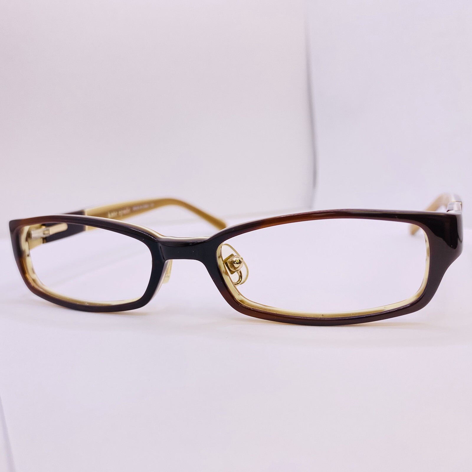 Kate Spade Angela Eyeglasses FL4 50 [] 17 135 MM Brown Cream Women’s thumbnail 3