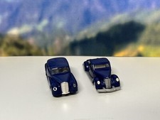 Modellauto-Set – 2x Oldtimer (Mercedes 300 & Ü-Ei Sammlermodell) – 1:64 – dunkel