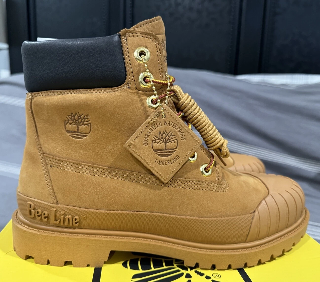 Timberland Donna Linea Ape Premium Impermeabile Punta in Gomma Grano Nubuck 8 5 7 5