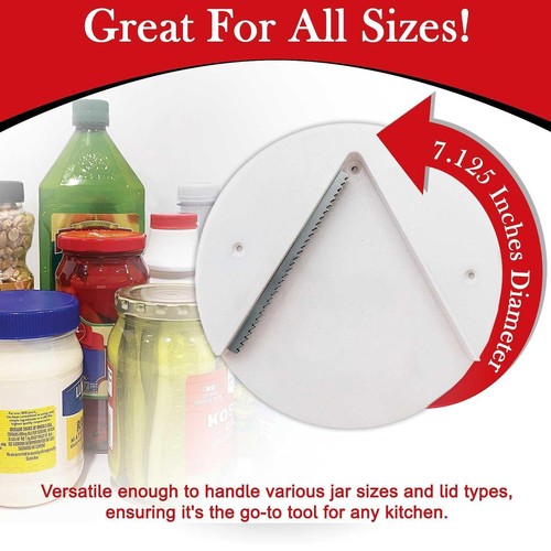 Under Cabinet Jar and Bottle Lid Opener for Weak Hands Manual Opener - Picture 7 of 7