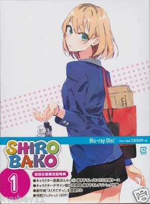 New SHIROBAKO Vol.1 Limited Edition Blu-ray CD Booklet Japan Anime