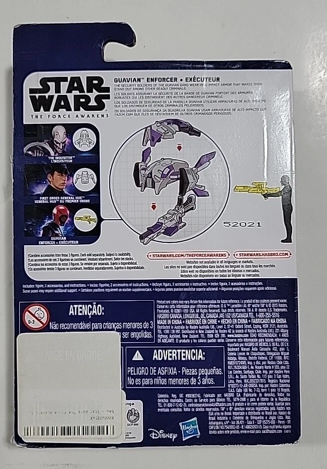 Figura de acción Guavian Enforcer 2015 Hasbro Star Wars The Force Awakens 3,75" S53 Foto 2 de 4