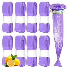 1/5/10Pcs Purple Diaper Pail Refills Bags Angelcare Trash Twist Click For Genie