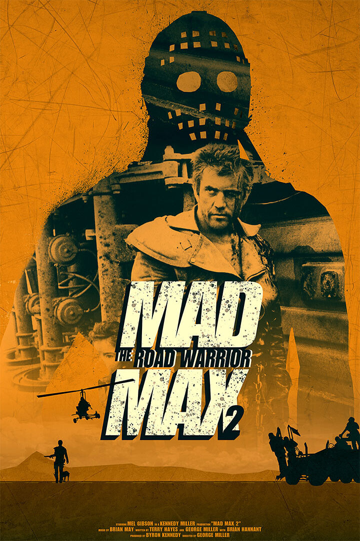 Mad Max 2 The Road Warrior Mel Gibson Movie Room Decor Print - POSTER 20x30