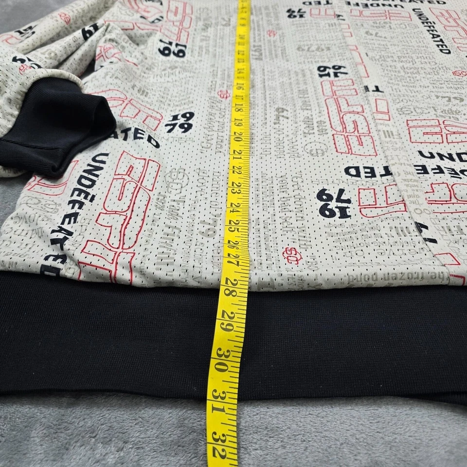 Sudadera con capucha reversible Y2K ESPN 1979 Undefeated para hombre blanca/negra deportiva talla 2XL Foto 4 de 4