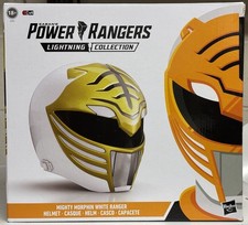 Hasbro Mighty Morphin Power Rangers Lightning Collection White Ranger Helmet