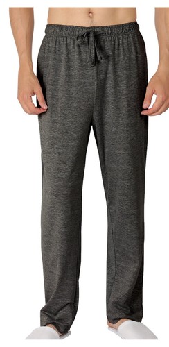 Herren Lounge Pyjama Schlaf, Yimanie Baumwolle weiche Hose m. Taschen, klein bis 3X, - Bild 18 von 39