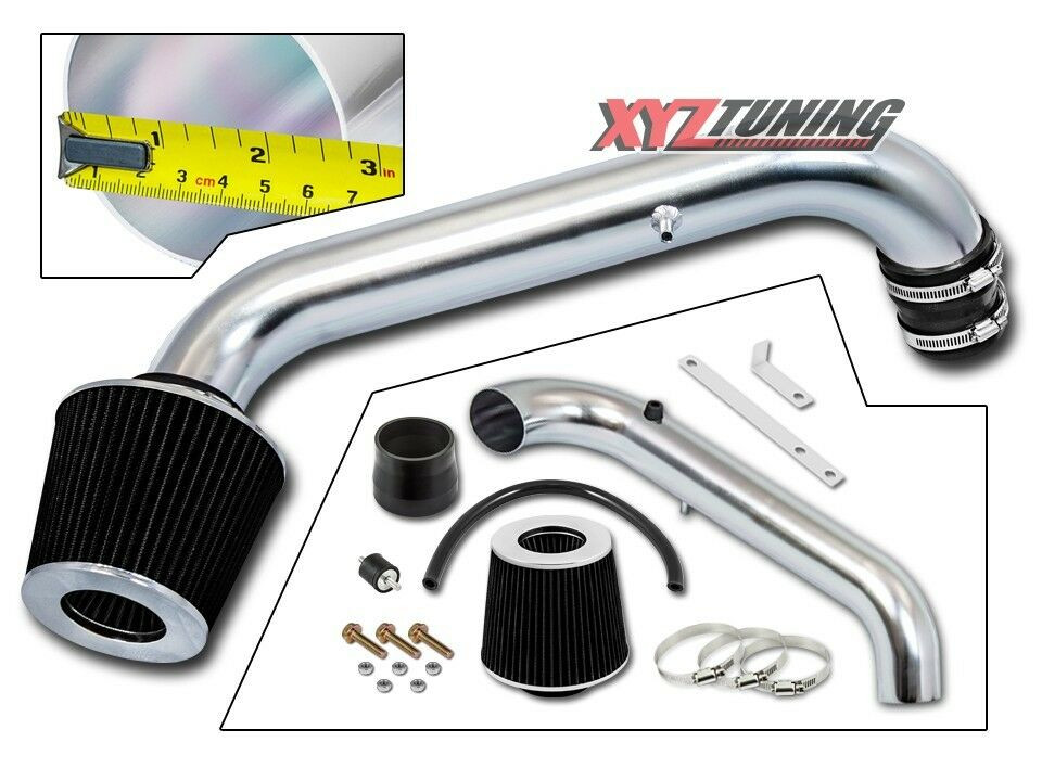 2.75" BLACK Short Ram Air Intake Kit + Filter For 96-00 Civic CX/DX/LX 1.6L L4