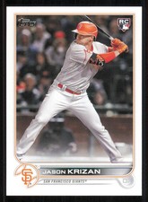 2022 Topps Update #US65 Jason Krizan RC