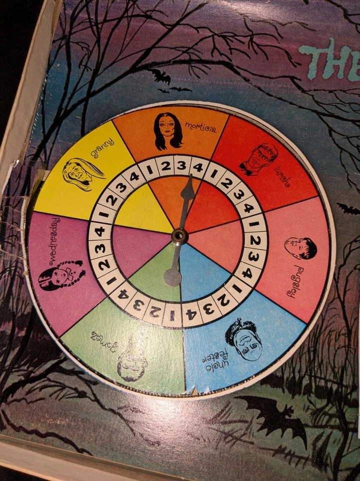 Vintage 1964 The Addams Family Board Game # 2269-9 Nice Condition Not Complete - Image 4 of 4