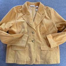 Laurie Felt Golden Mustard Corduroy Blazer Ja...