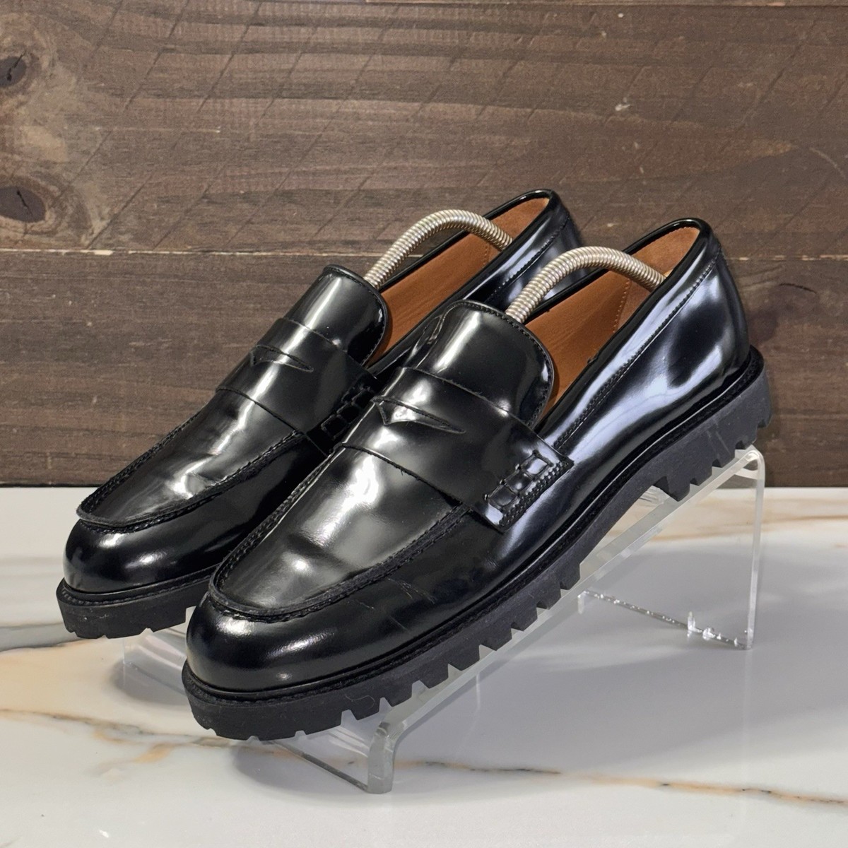 Thursday Everyday Boot Penny Loafers Platform Shoes Black  display picture 1