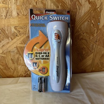  Energizer Quick Switch Flashlight - 2 D/C or AA Batteries - 102104 M