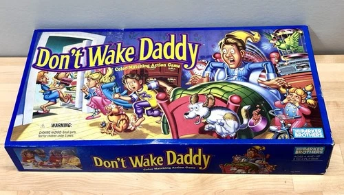 Vtg 1992 Don't Wake Daddy Board Game Parker Brothers COMPLETE & WORKS!