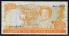 New Zealand 1981 50 Dollars P 174 Pin Hole VG+ Fine-