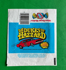 1980 Donruss Dukes of Hazard Empty Wrapper