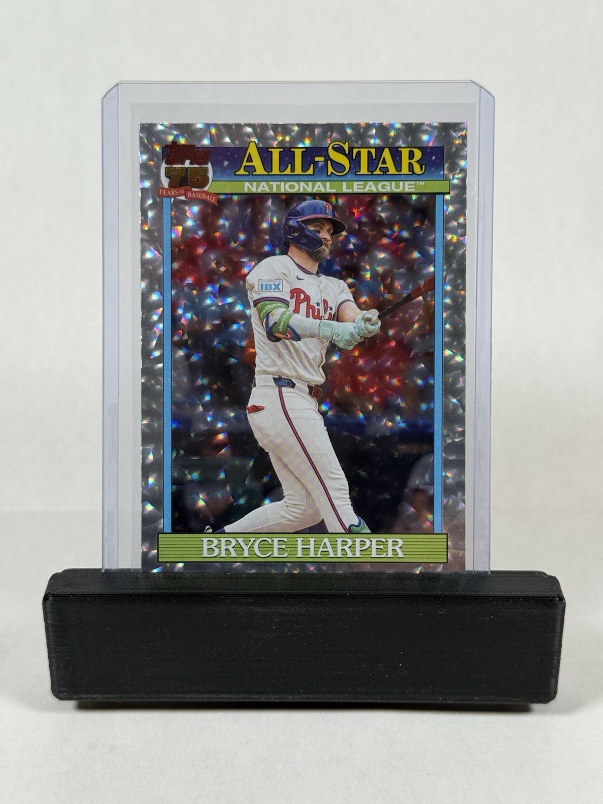 2026 Topps #91AS-7 Bryce Harper Crackle Foil - Philadelphia Phillies, 2 - NL MVP