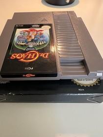 Dr Chaos Nintendo NES Video Game Cart and Box (Good Condition)
