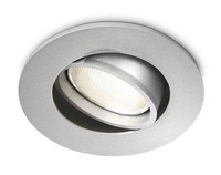 Philips Smartspot 1X GU10 Energiespar Einbauleuchte Aluminium Warmweiß