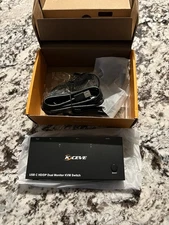 KCEVE KVM Switch 1 Laptop 1 PC 2 Monitors USB C HDMI KVM