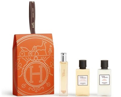 Hermes Terre D' Hermes For Men Cologne 3 Pcs Travel Size Gift Set